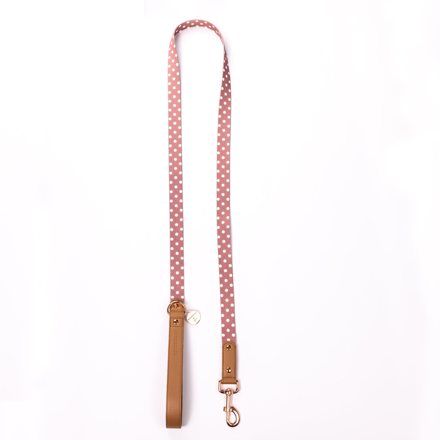 Brantley Polka Dot Vegan Leather Leash