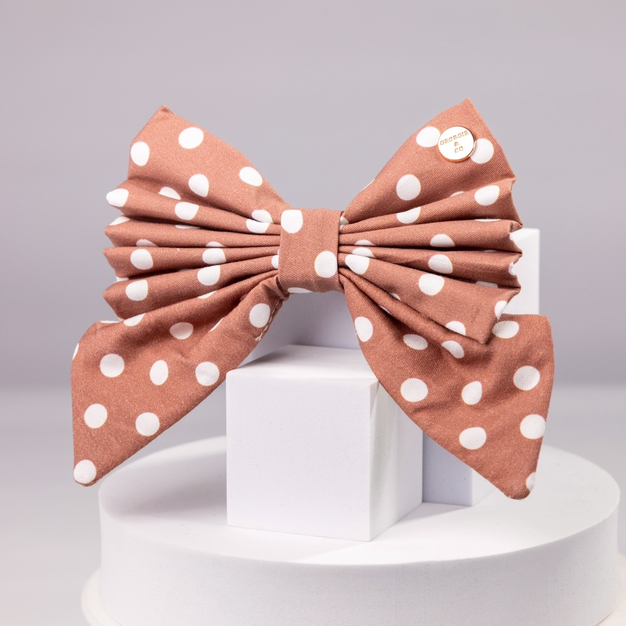 Brantley Polka Dot Personalized Harness Set