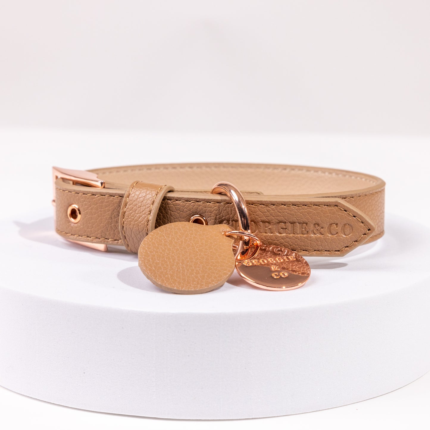 Luxury Aspen Vegan Leather Collar Set
