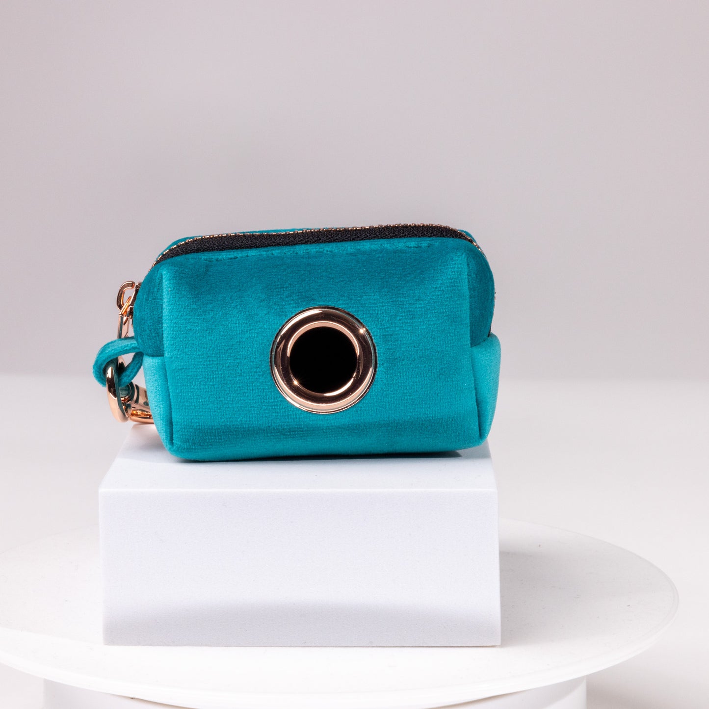 Marlow Blue Velvet Poop Bag