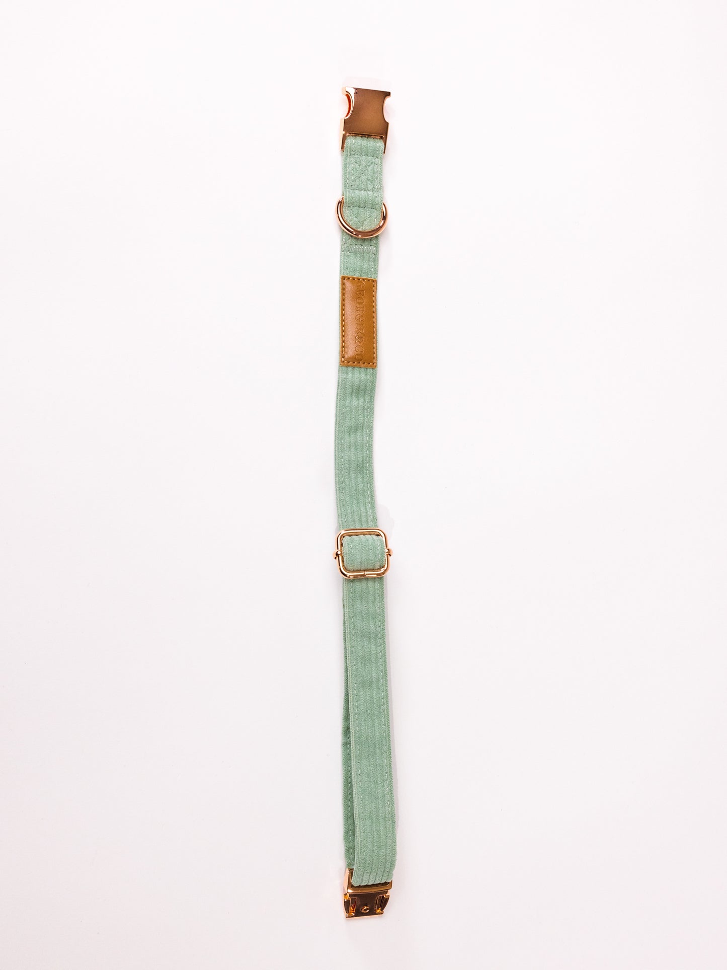 Keaton Luxury Corduory Green Collar