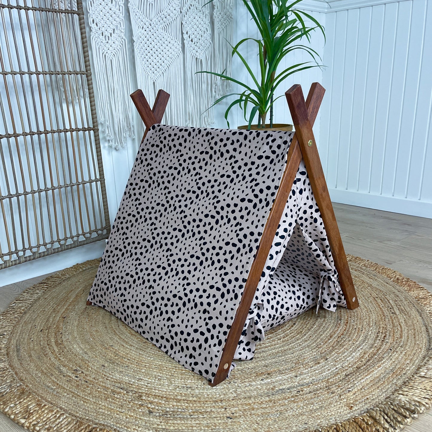 Dahlia Leopard Puppy Tent