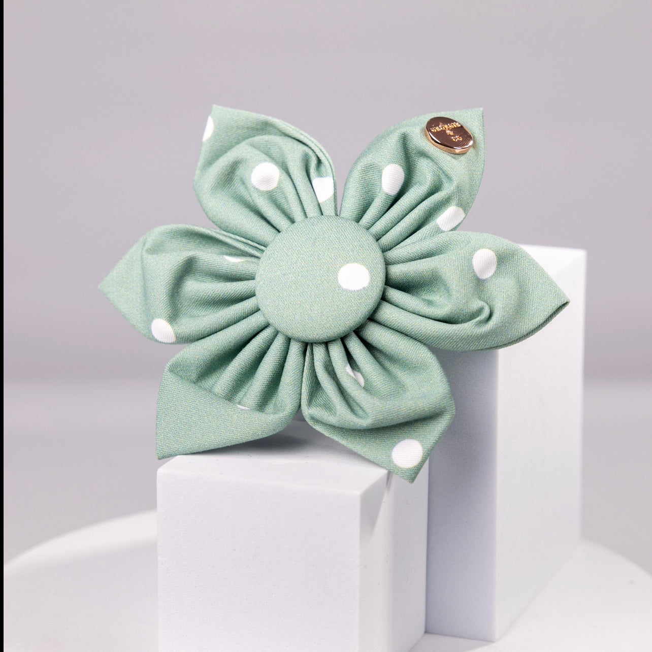 Mika Polka Dot Flower Bow