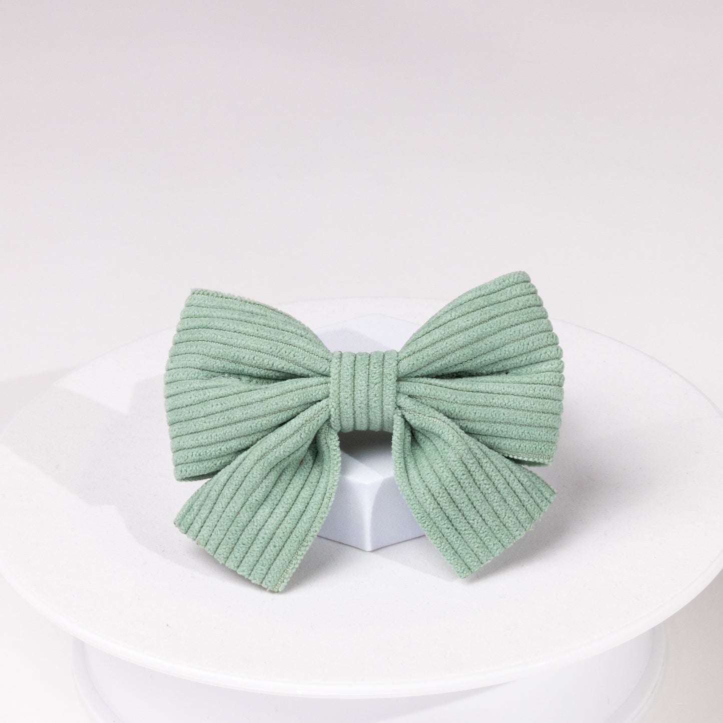 Luxury Keaton Luxury Green Corduroy Sailor Bow Tie