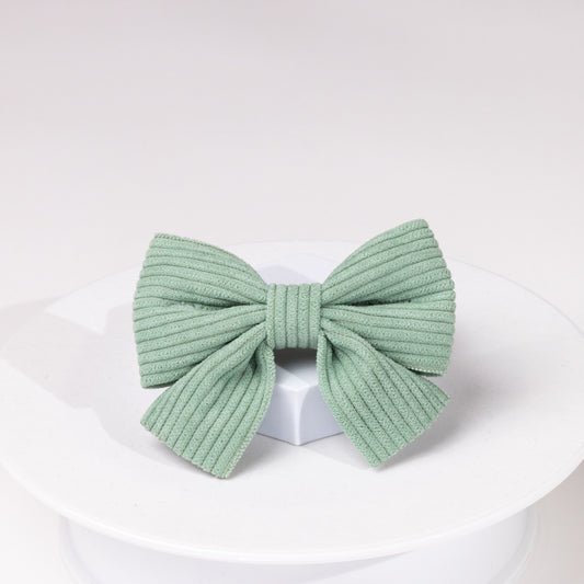Luxury Keaton Luxury Green Corduroy Sailor Bow Tie