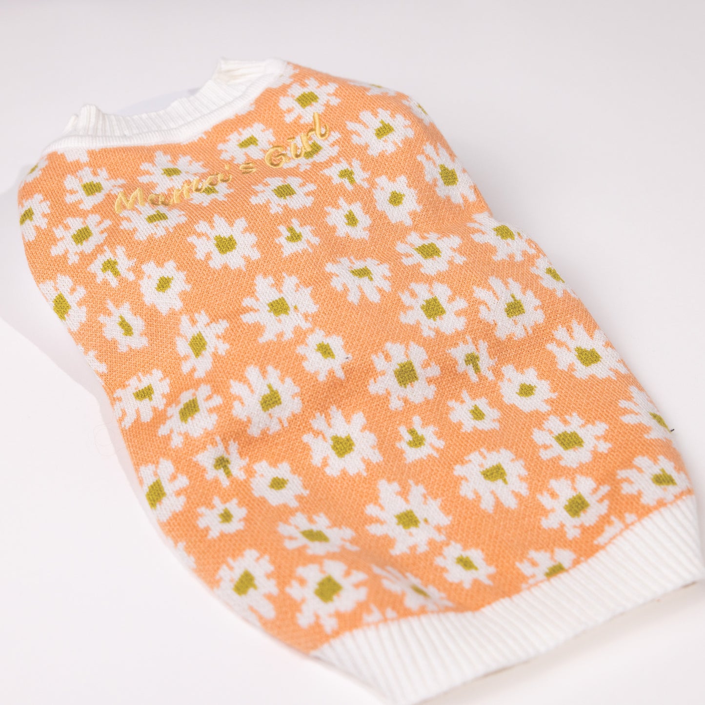 Savelle Coral Personalised Dog Cardigan