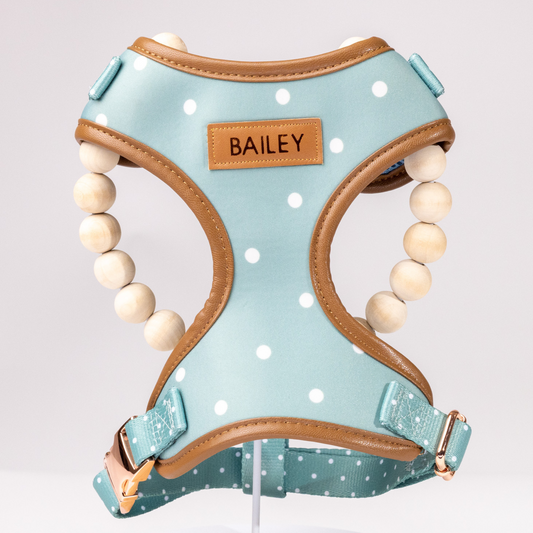 Mika Blue Polka Dot Harness