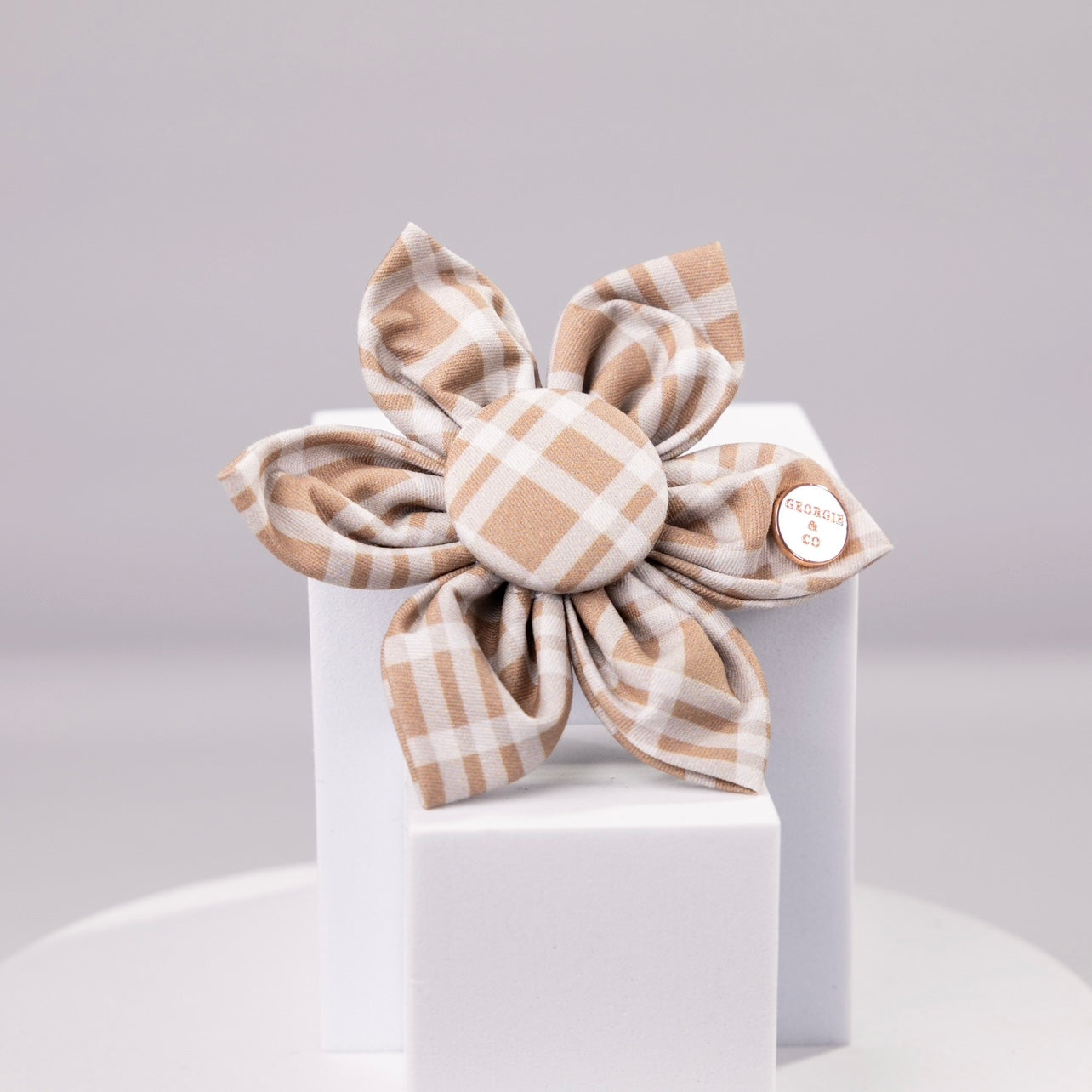 Arlo Tartan Flower Bow