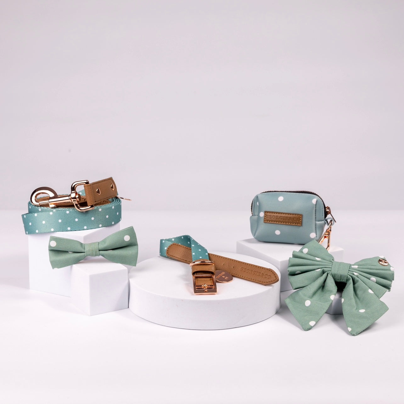 Mika Polka Dot Collar Set