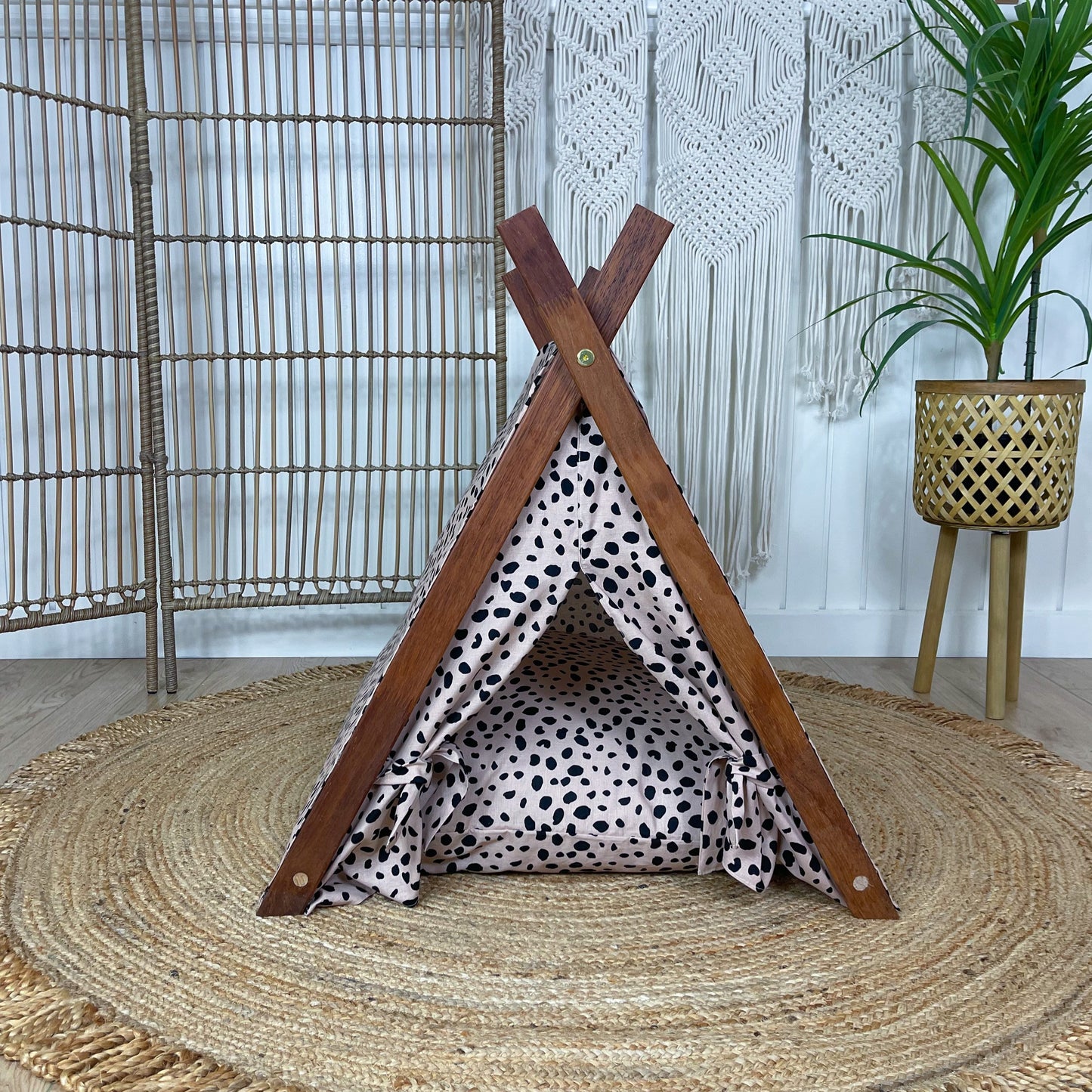 Dahlia Leopard Puppy Tent
