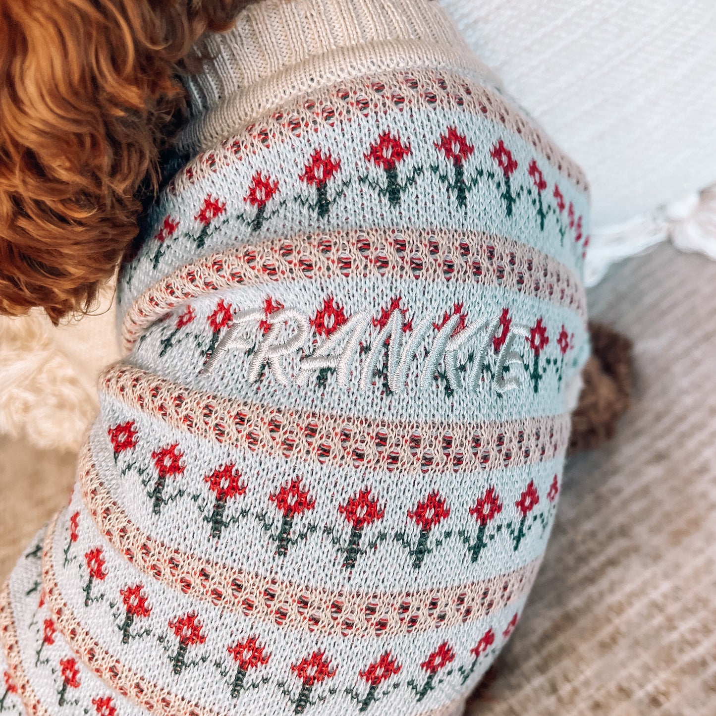 Mason Personalised Dog Cardigan