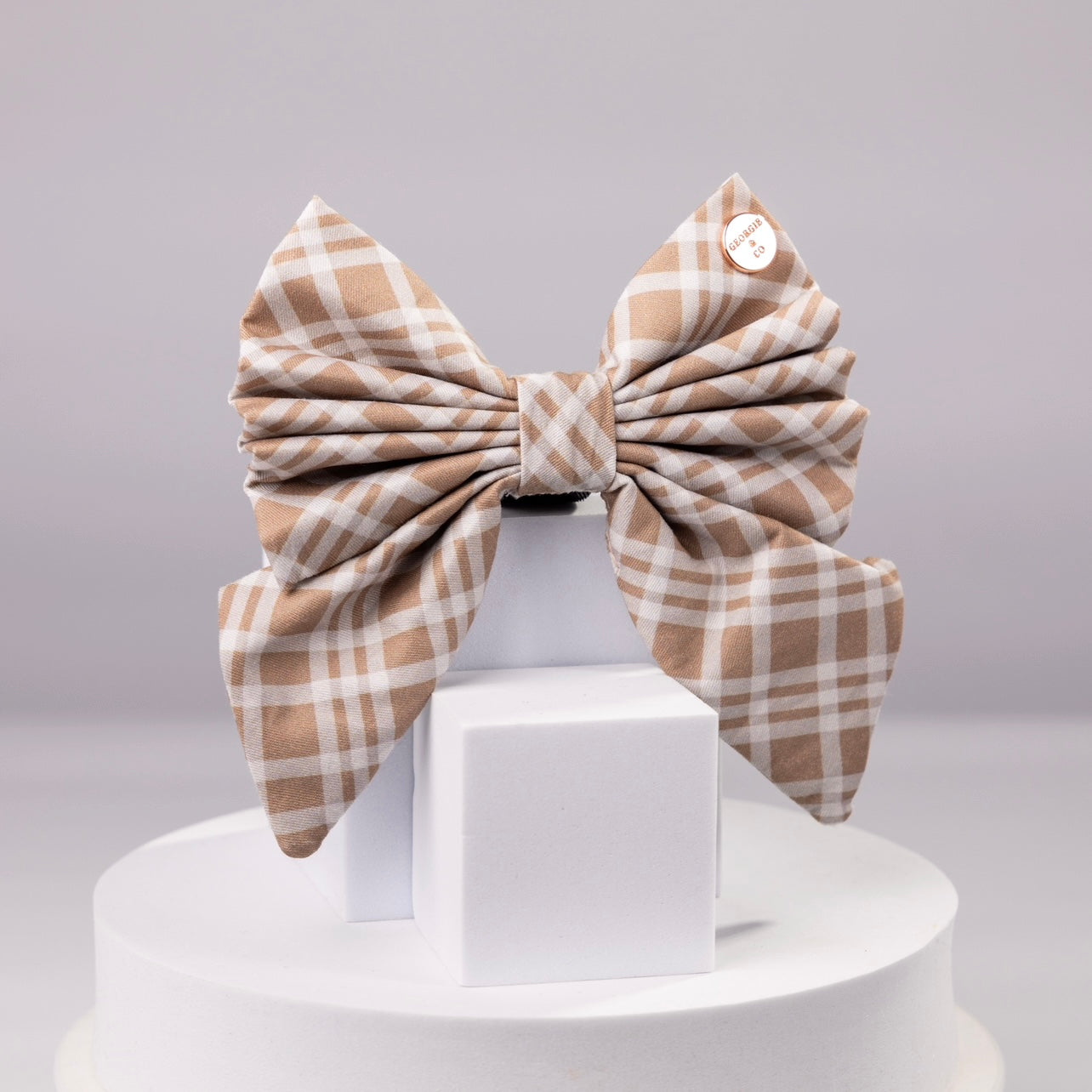 Arlo Tartan Sailor Bow
