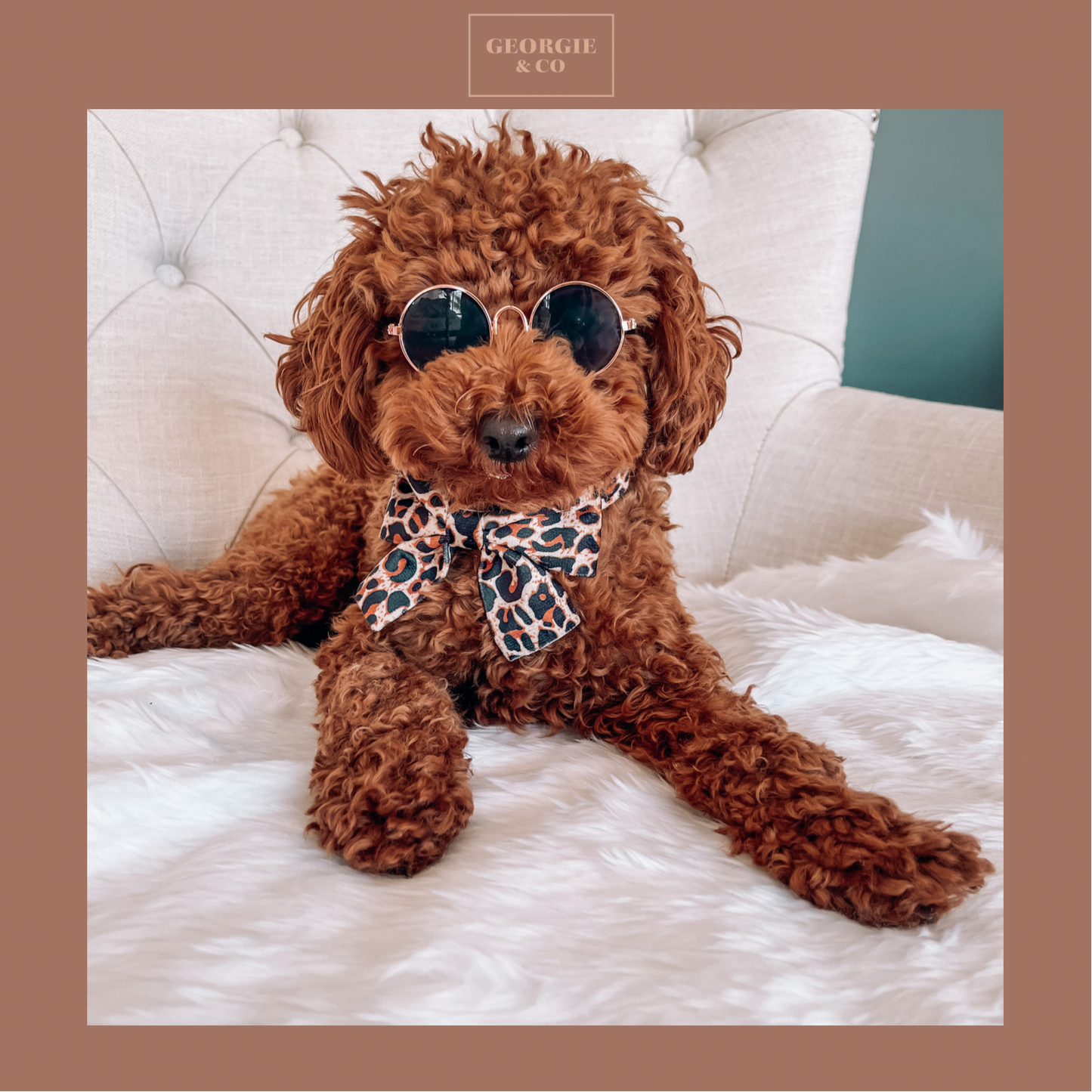 Presley Luxury Leopard Sailor Bow