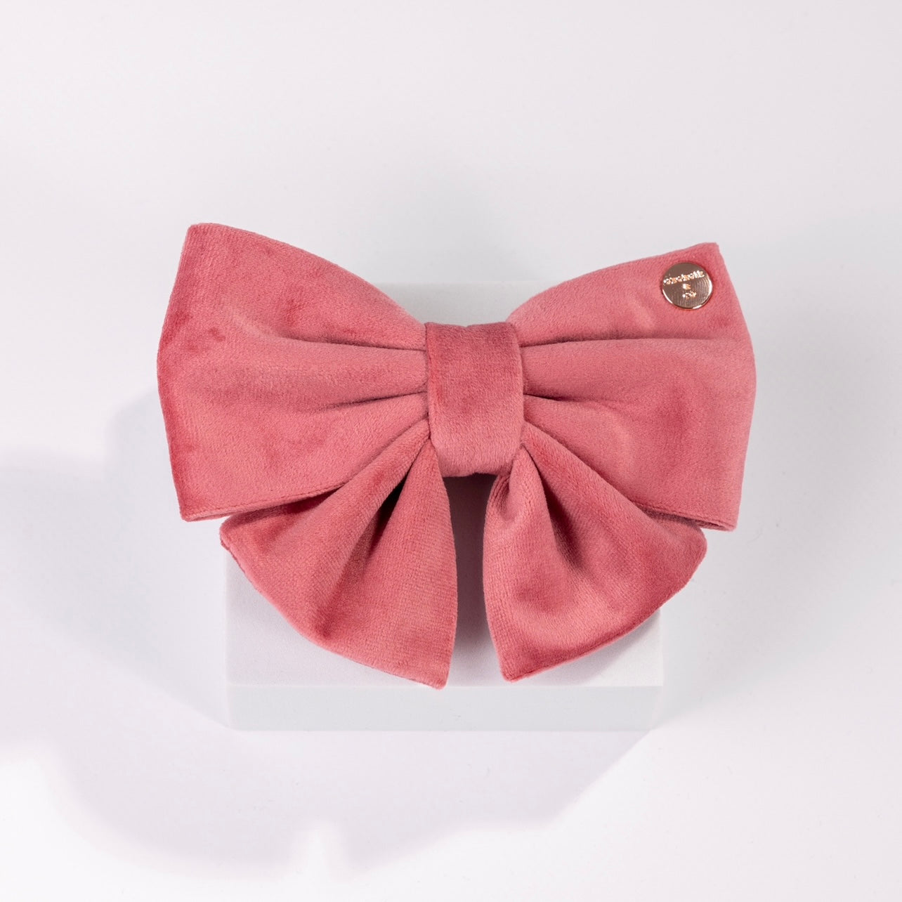 Gigi Luxury Pink Velvet Harness Set