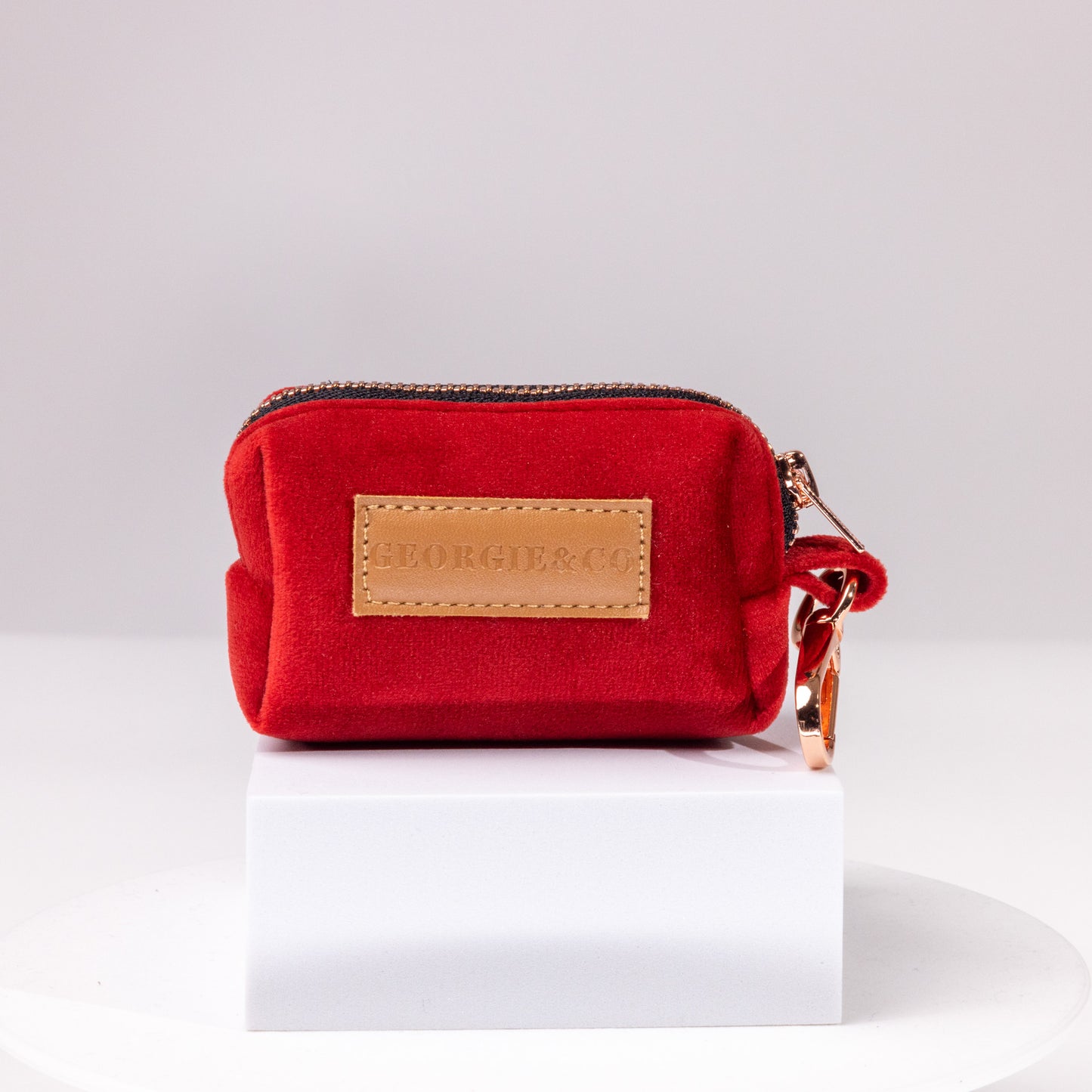 Sadie Red Velvet Poop Bag