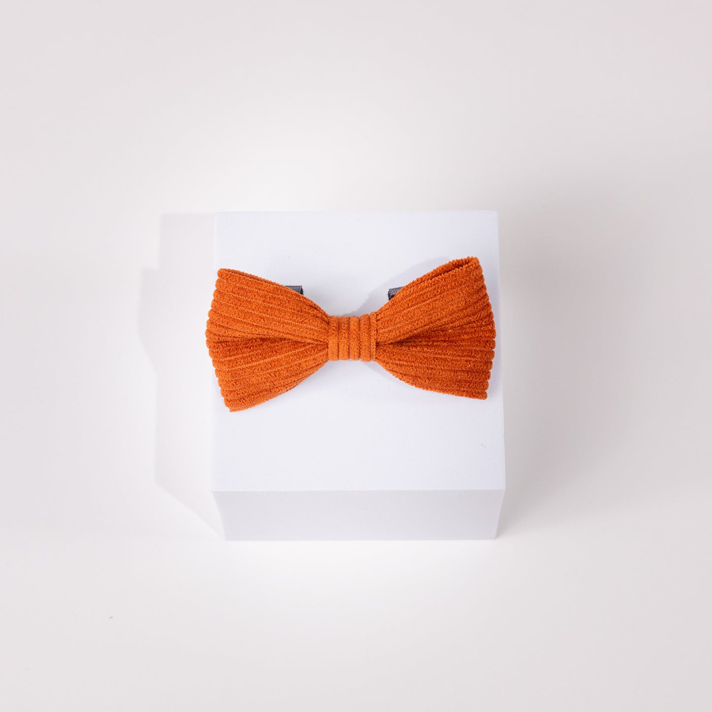 Luxury Hadley Rusty Orange Corduroy Bow Tie