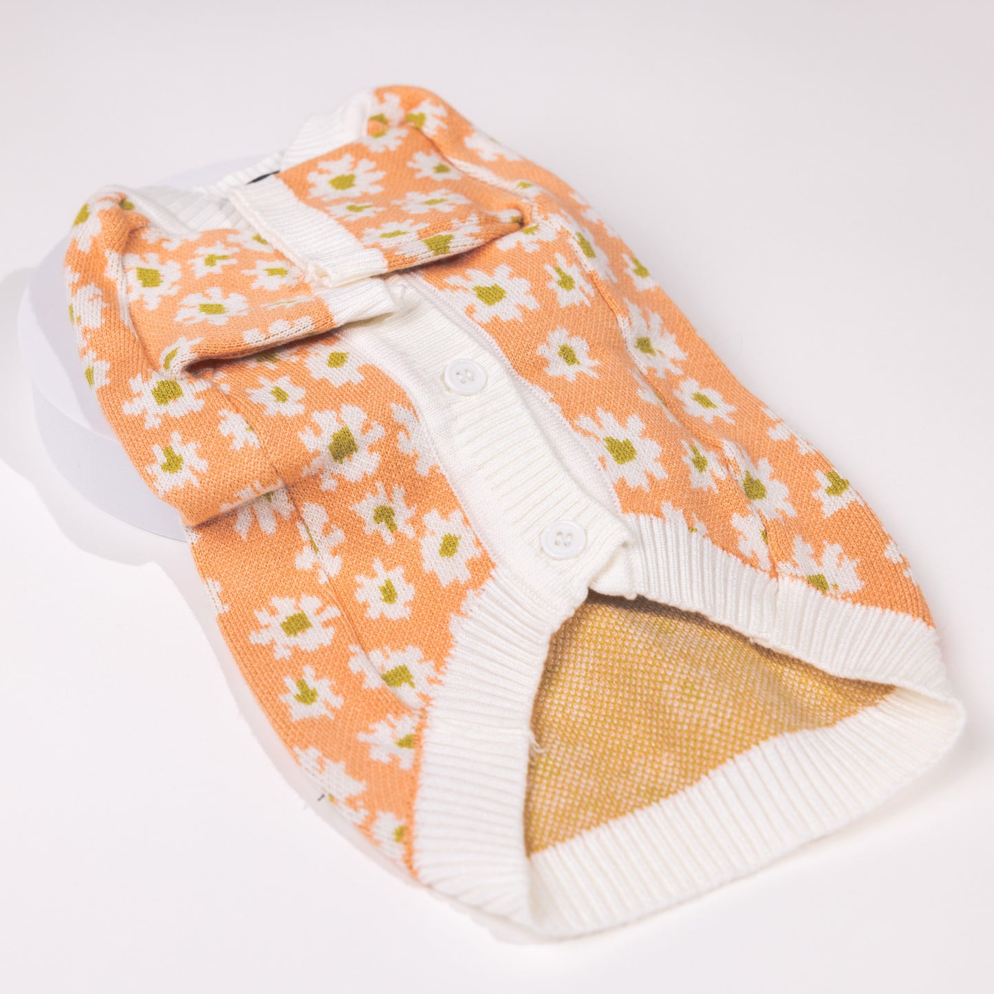 Savelle Coral Personalised Dog Cardigan