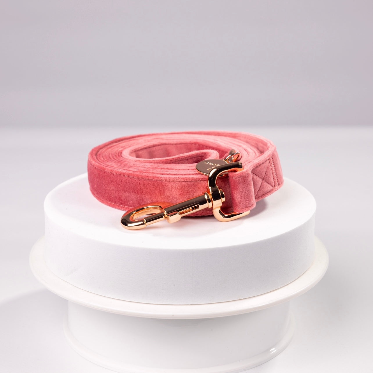 Gigi Luxury Pink Velvet Harness Set