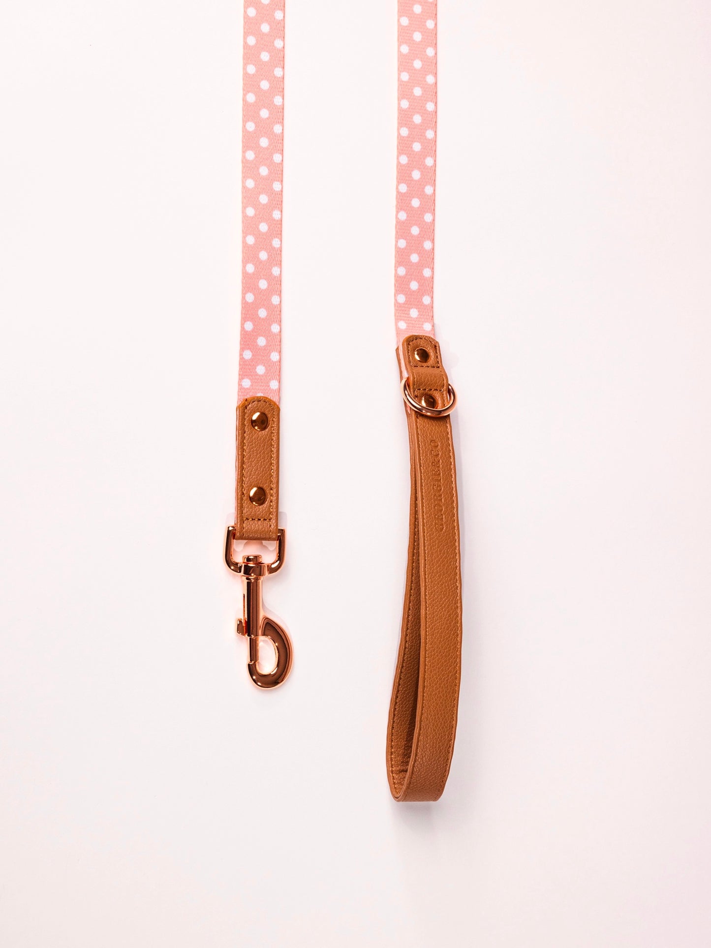 Melody Polka Dot Vegan Leather Leash