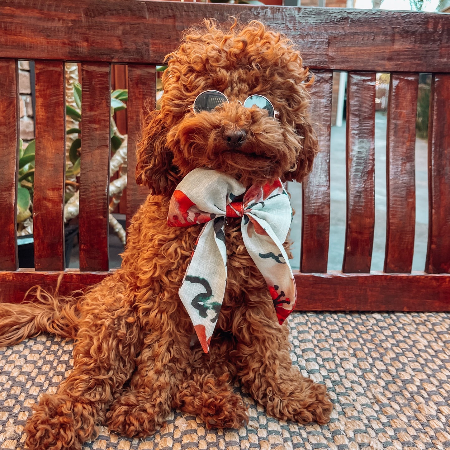 floral sailor bow tie 