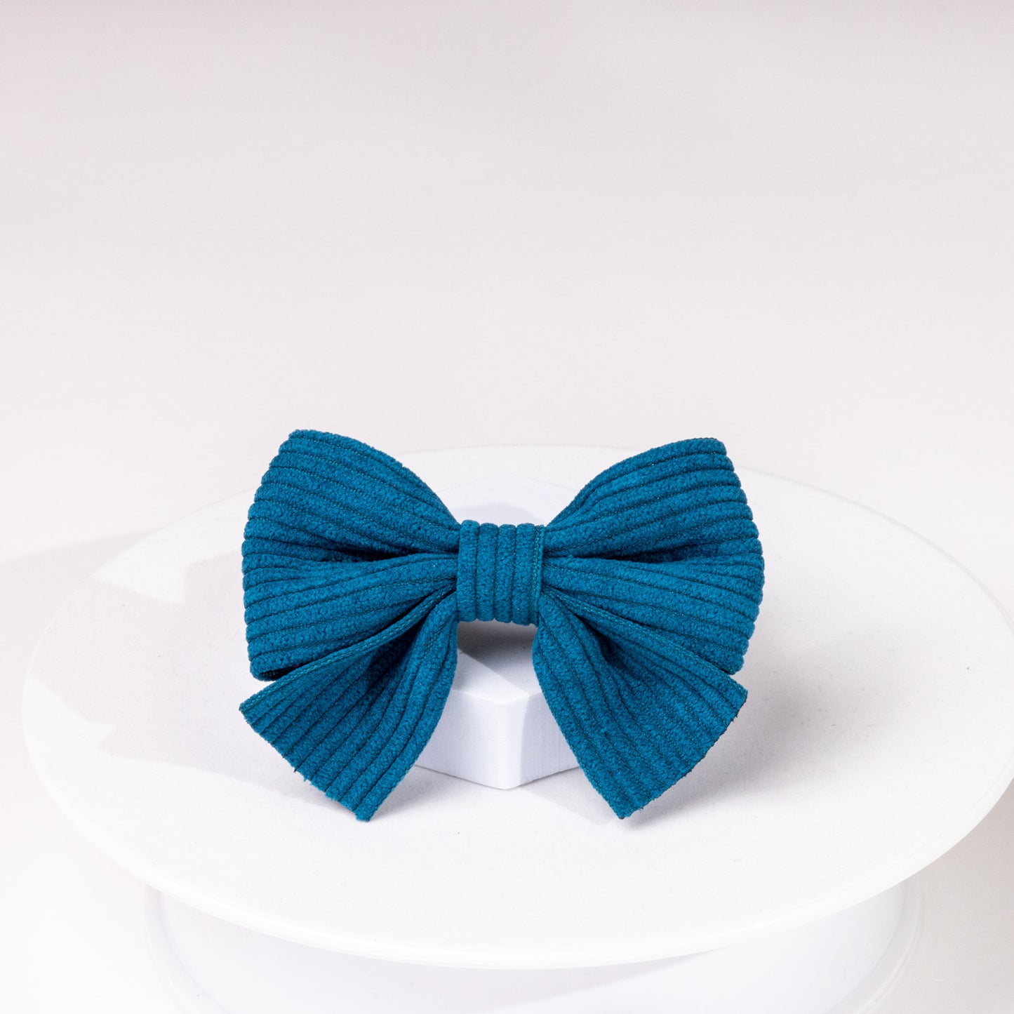 Barkley Luxury Blue Corduroy Sailor Bow