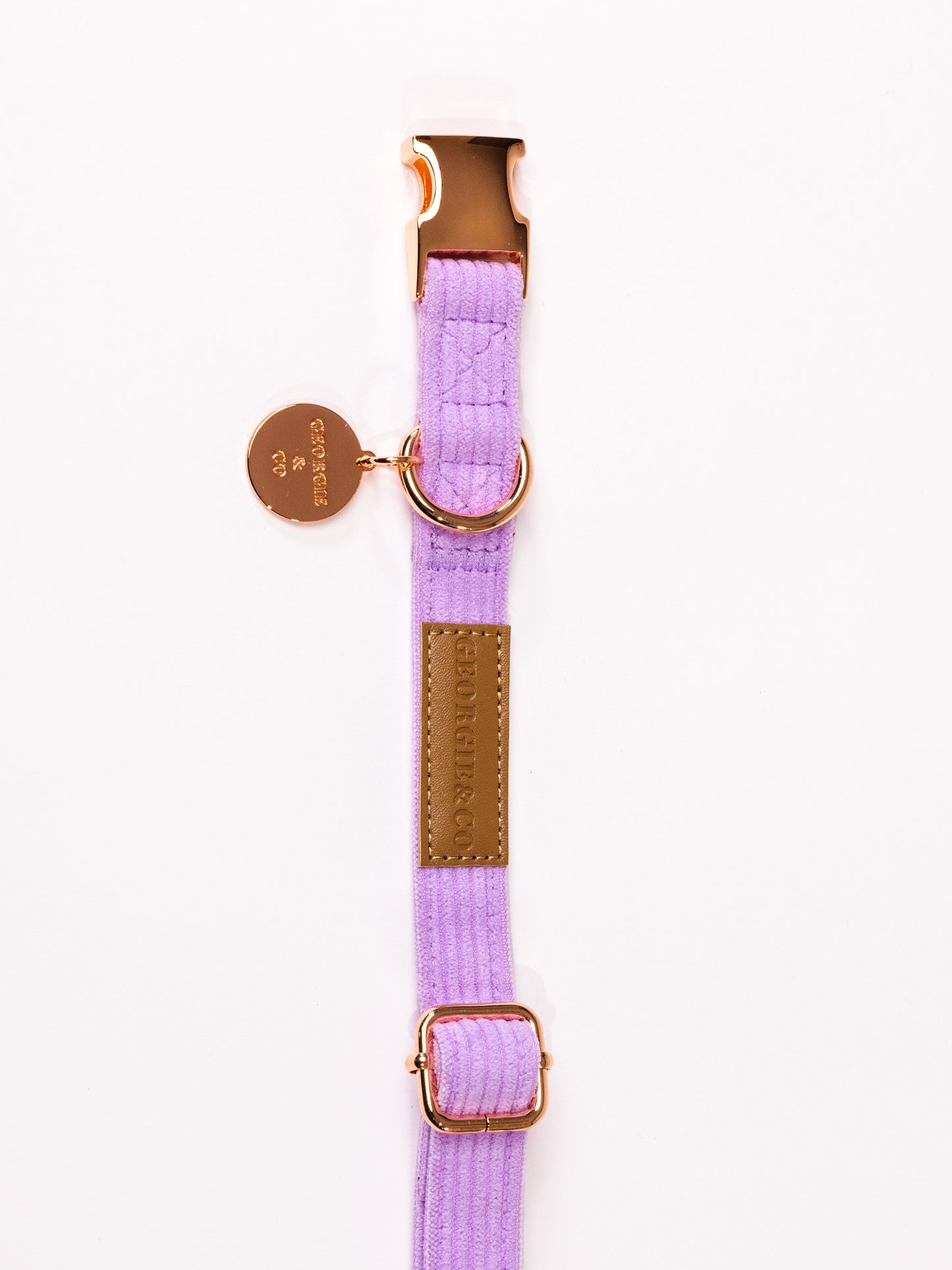 Kelsey Purple Corduroy Collar Set