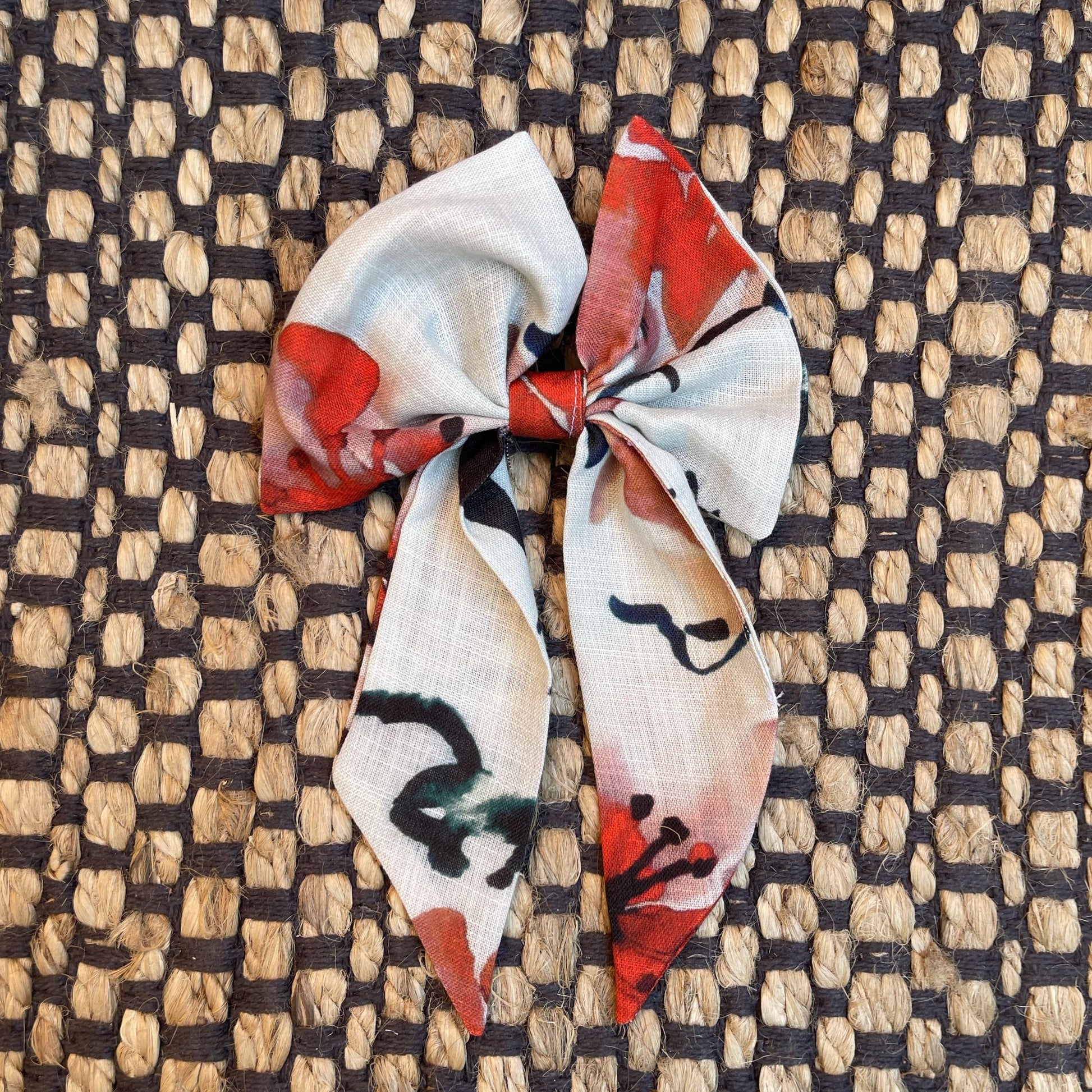 floral sailor bow tie