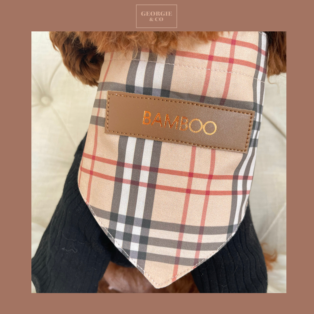 Shiloh Personalised Tartan Bandana