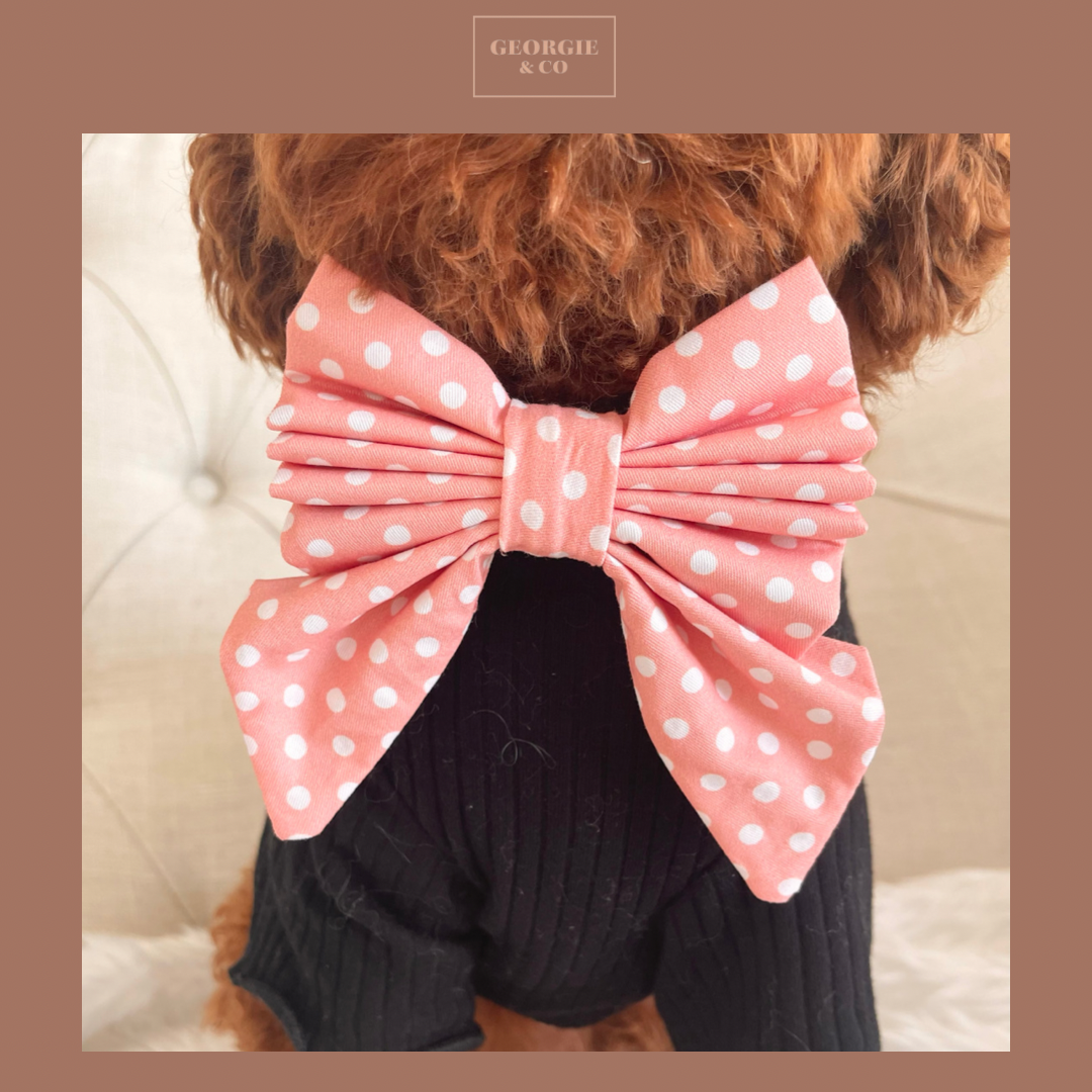 Melody Polka Dot Sailor Bow