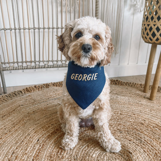 over the collar dog bandana 