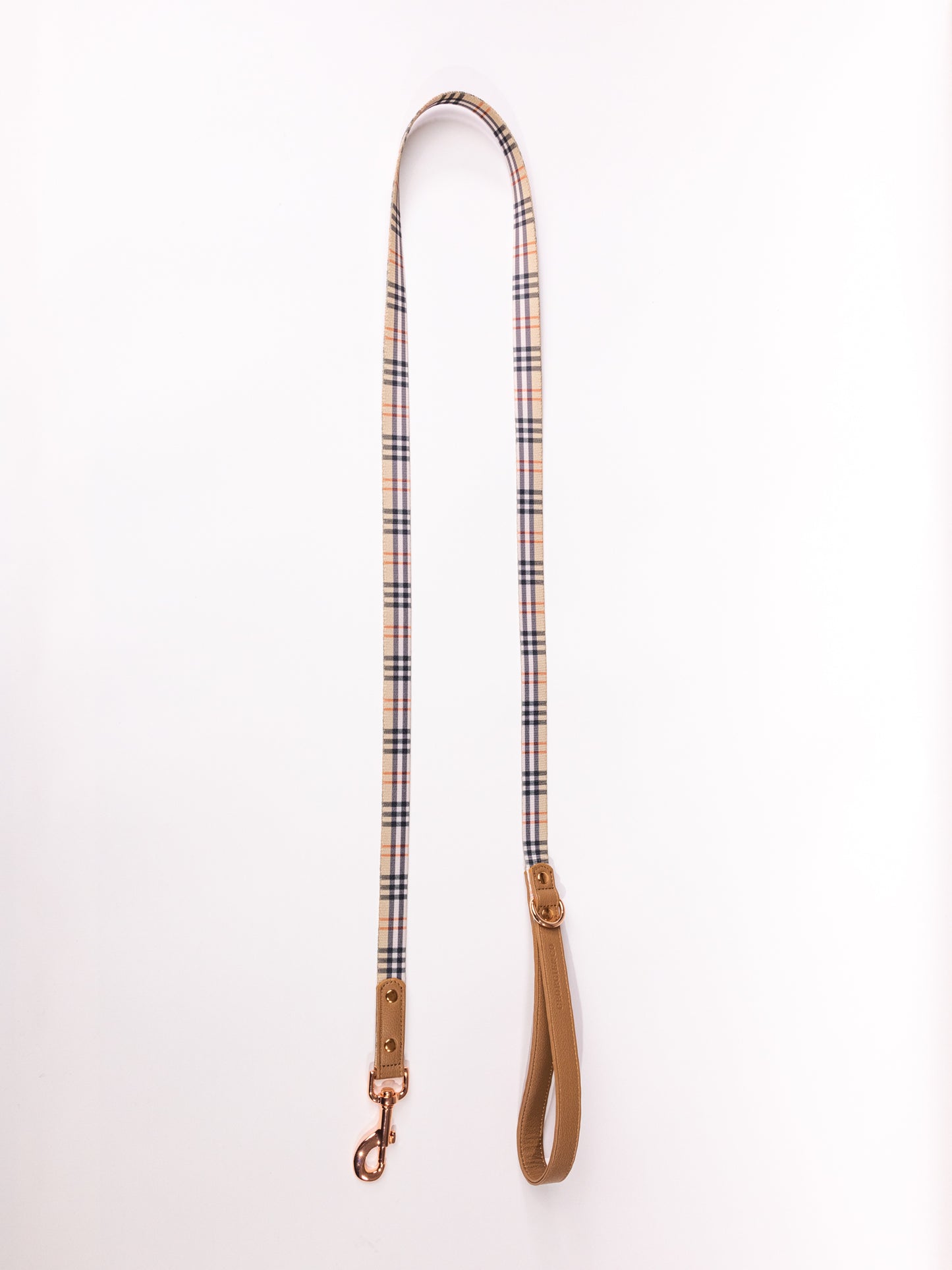 Shiloh Tartan Vegan Leather Leash