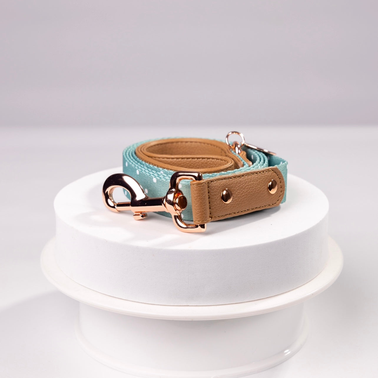 Mika Polka Dot Vegan Leather Leash