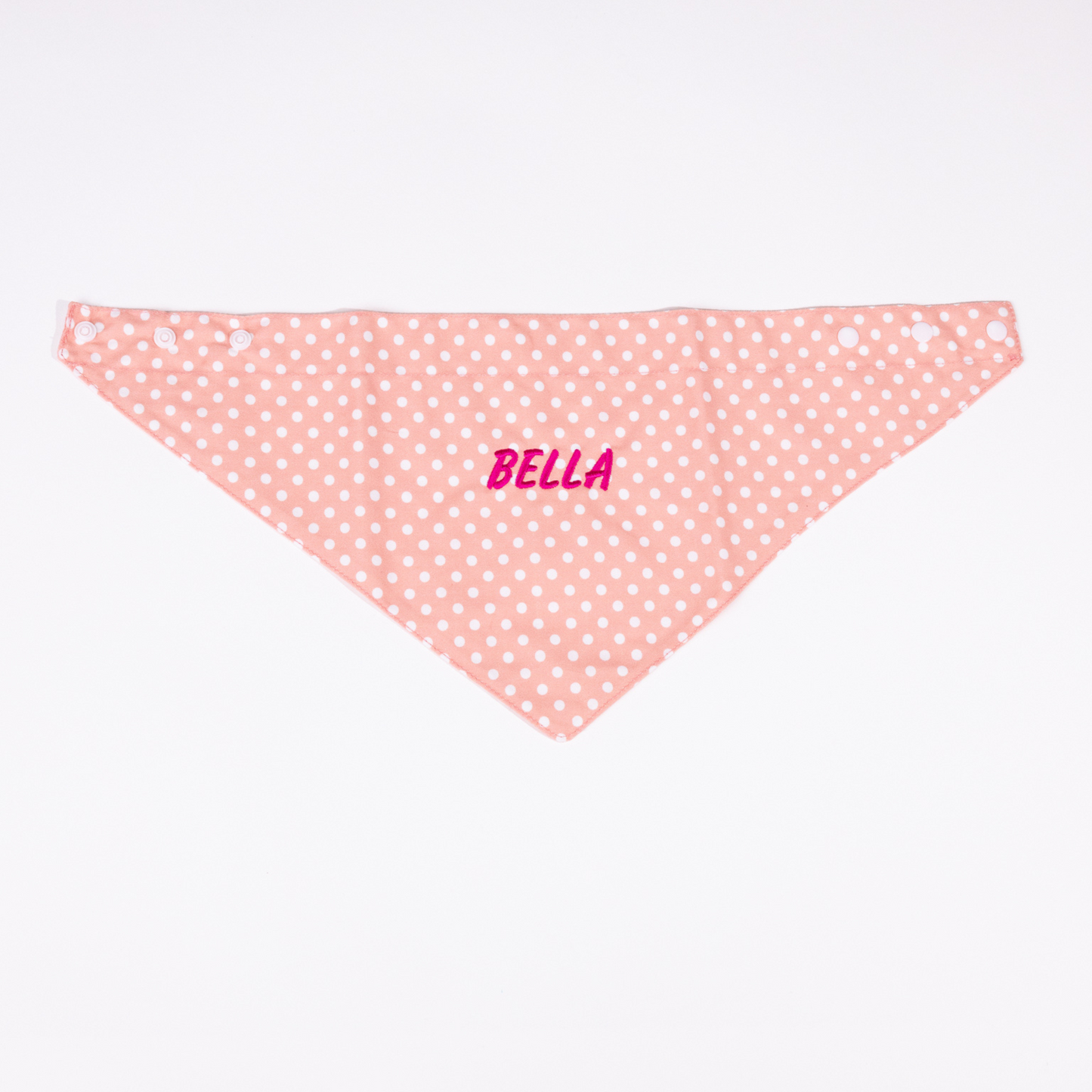 Melody Polka Dot Bandana with Embroidery Personalisation