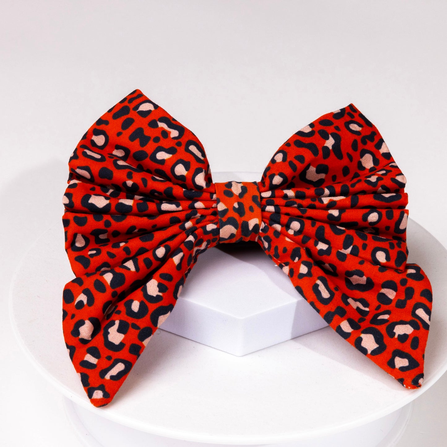 Zilo Leopard Sailor Bow