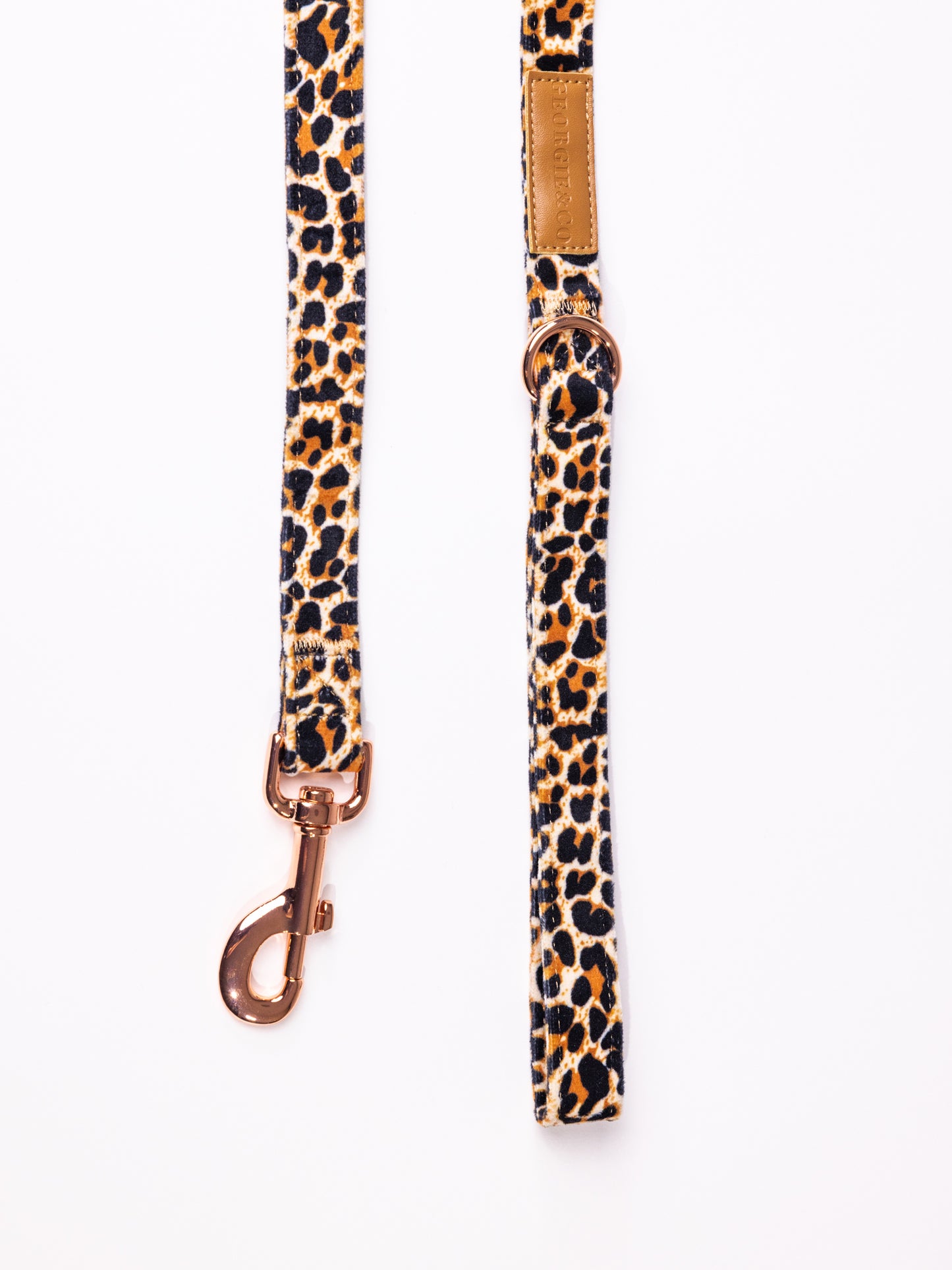 Presley Luxury Leopard Personalised Harness Set