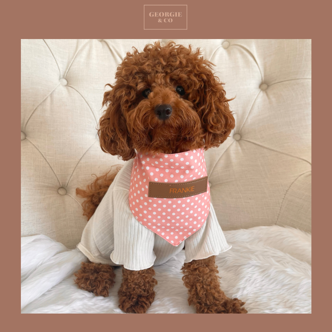 Melody Personalised Polka Dot Bandana