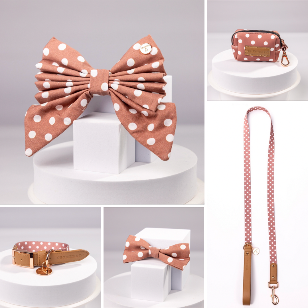 Brantley Polka Dot Collar Set