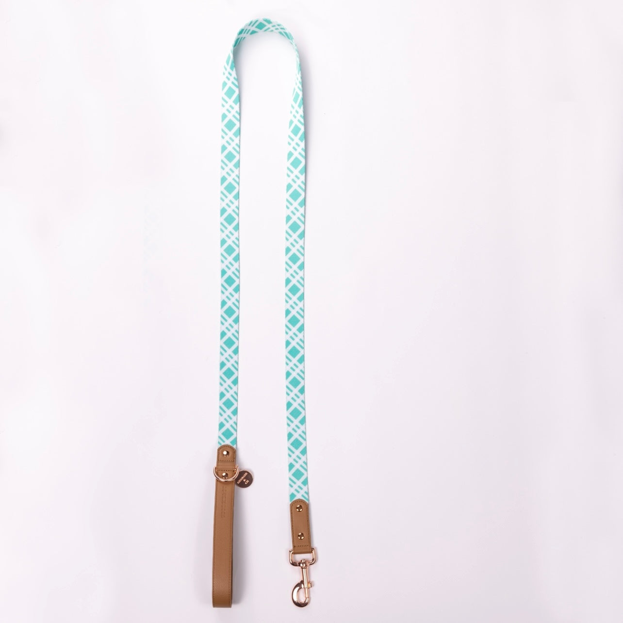 Jesiah Tartan Vegan Leather Leash