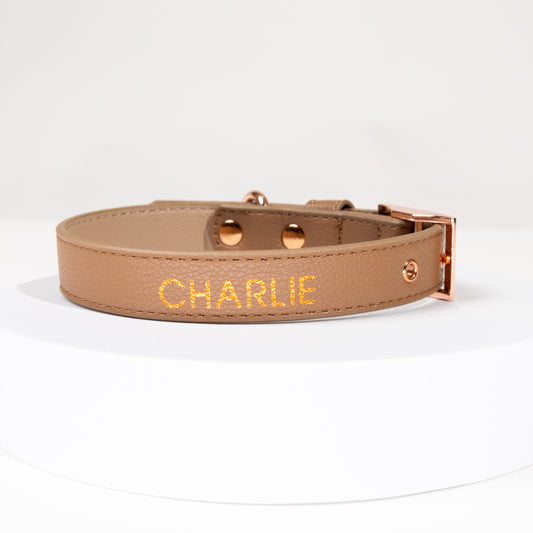 Aspen Luxury Vegan Leather Collar