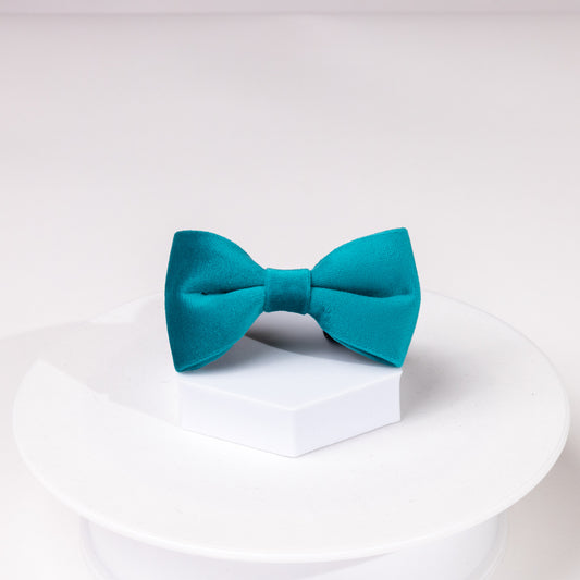 Marlow Luxury Blue Velvet Bow Tie