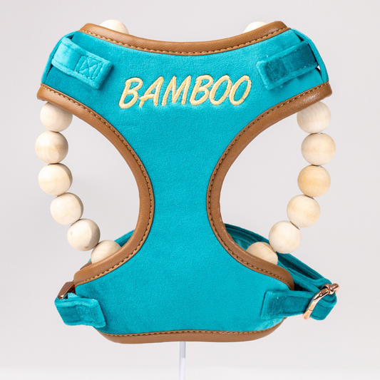 Marlow Blue Velvet Luxury Harness